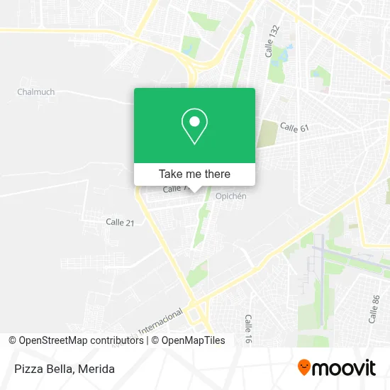 Pizza Bella map