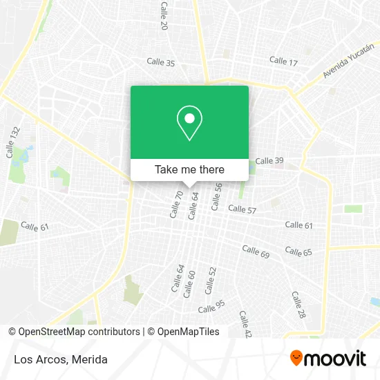 Los Arcos map