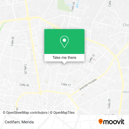 Cedifam map