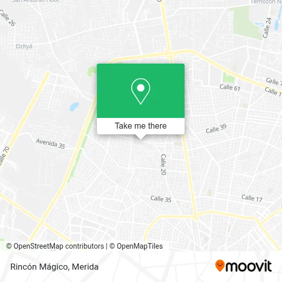Rincón Mágico map