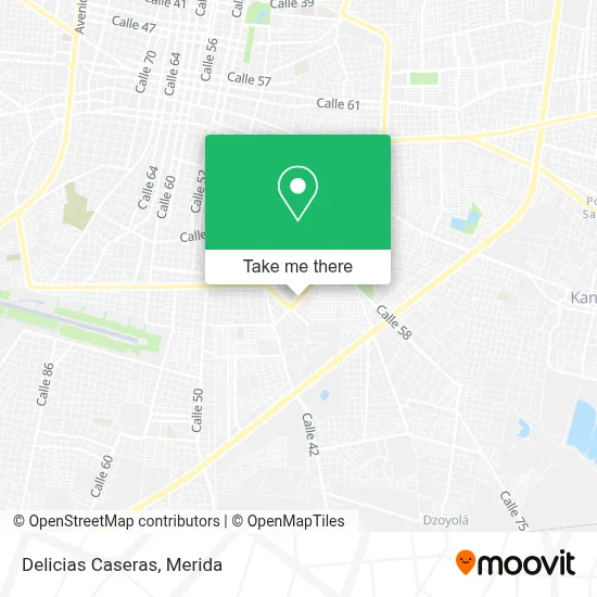 Delicias Caseras map