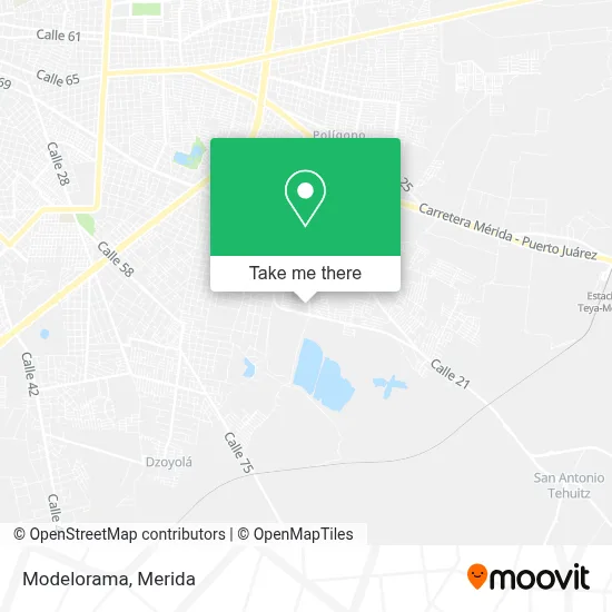 Modelorama map