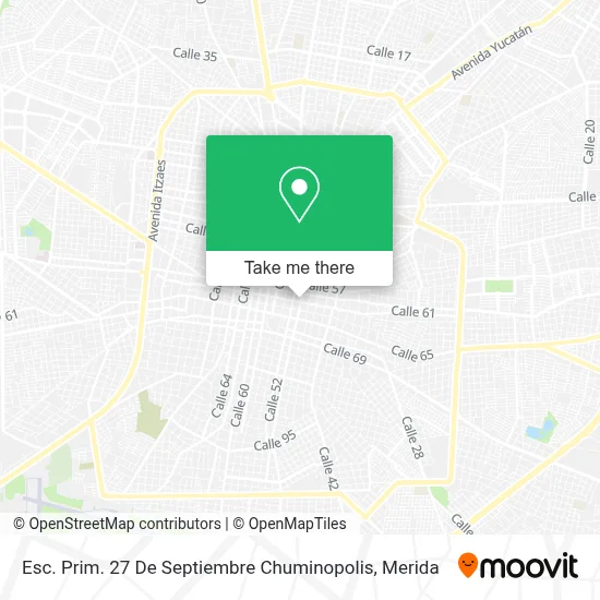 Esc. Prim. 27 De Septiembre Chuminopolis map