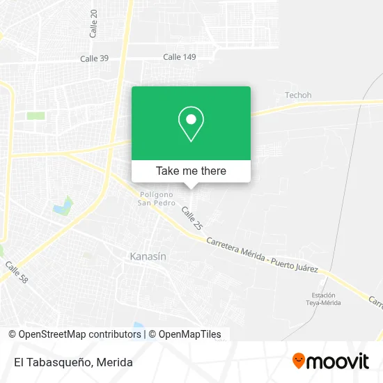 El Tabasqueño map