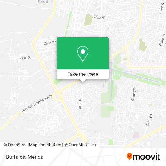 Buffalos map