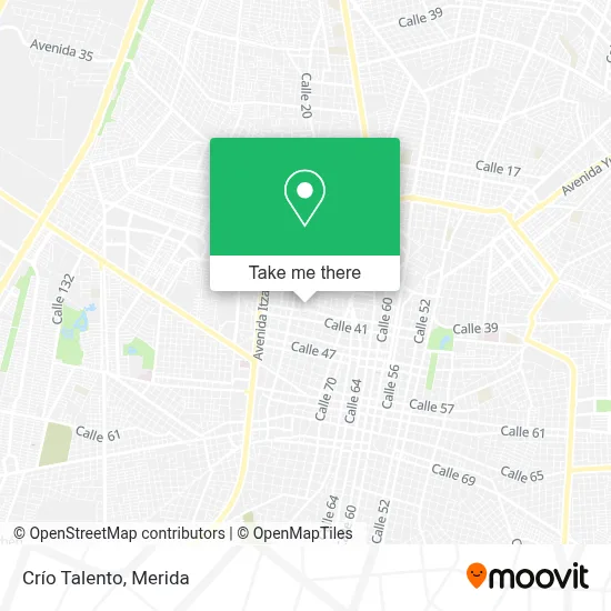 Crío Talento map