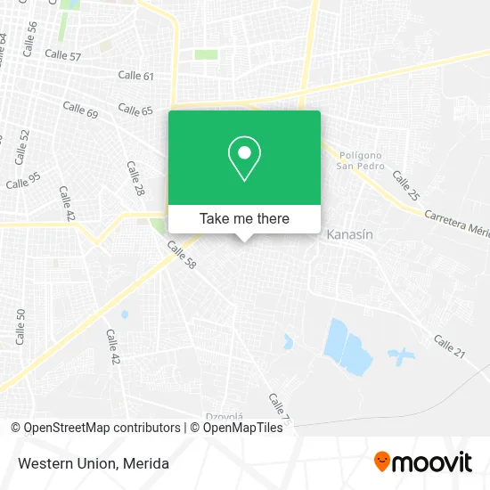 Western Union map