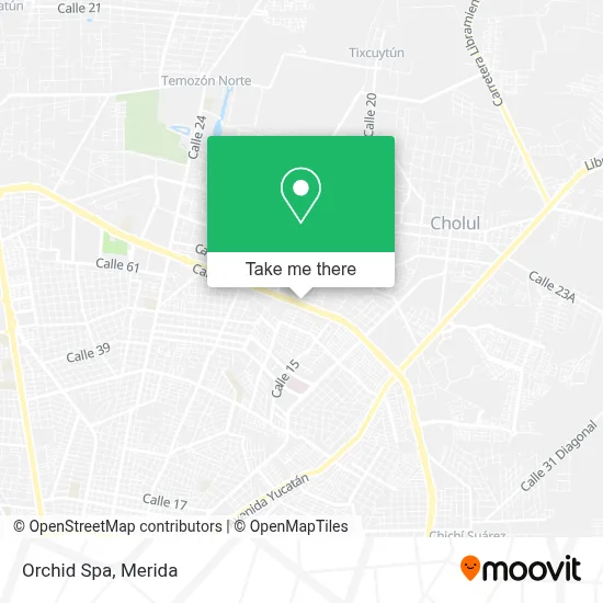 Orchid Spa map