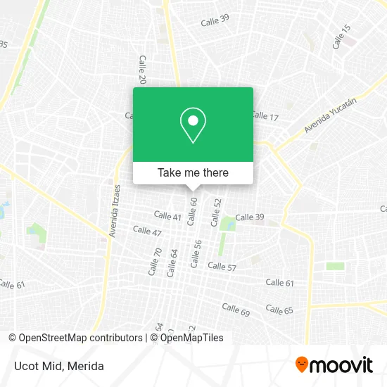 Ucot Mid map