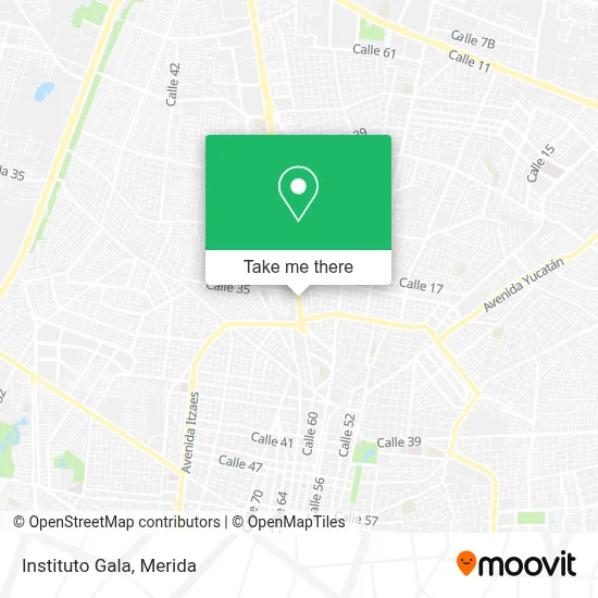 Instituto Gala map