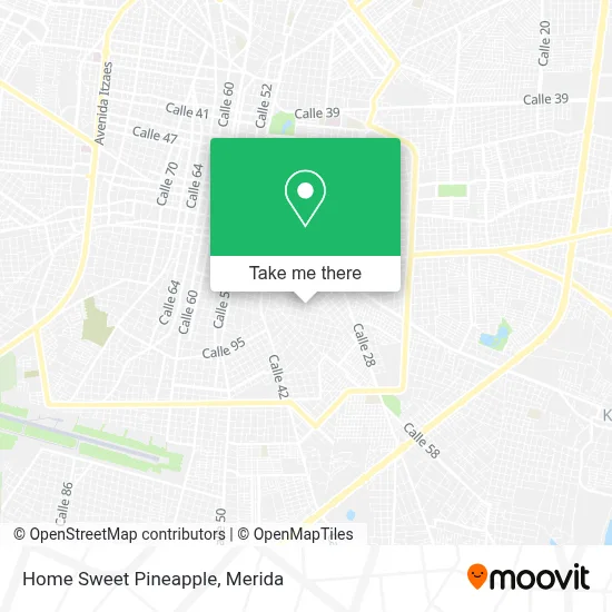Home Sweet Pineapple map