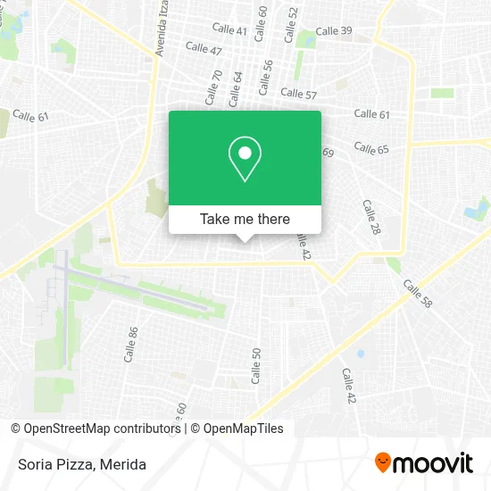 Soria Pizza map