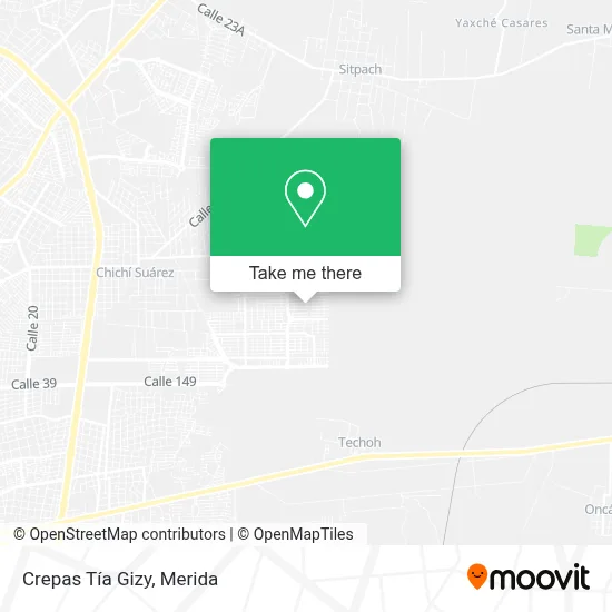 Crepas Tía Gizy map