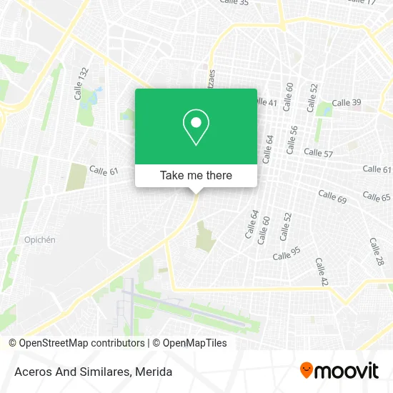 Aceros And Similares map