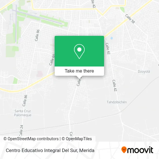 Centro Educativo Integral Del Sur map