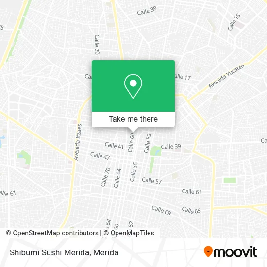 Shibumi Sushi Merida map