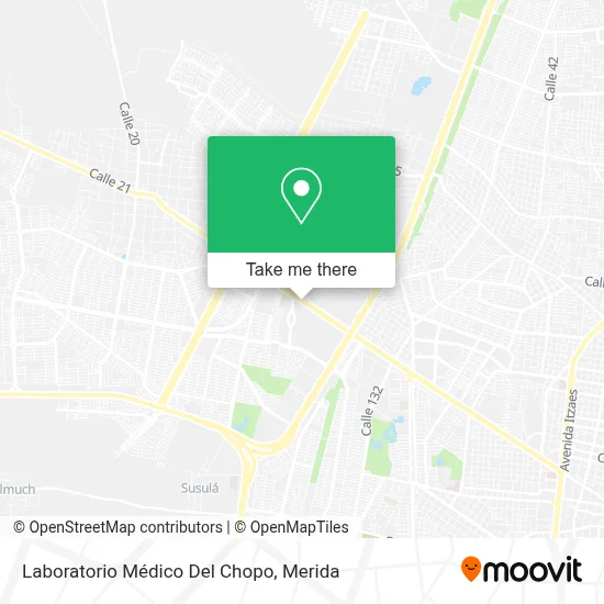 Laboratorio Médico Del Chopo map