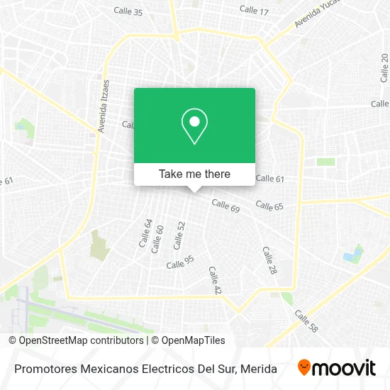 Promotores Mexicanos Electricos Del Sur map