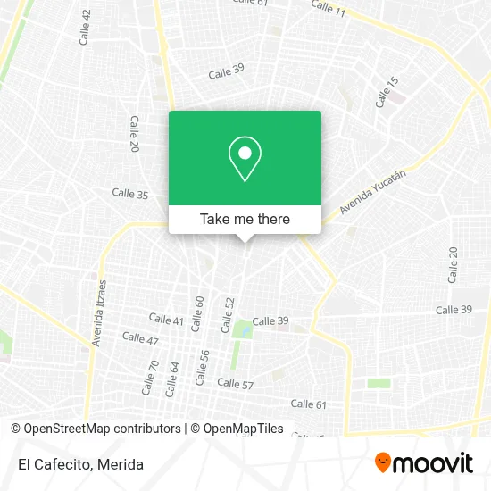 El Cafecito map
