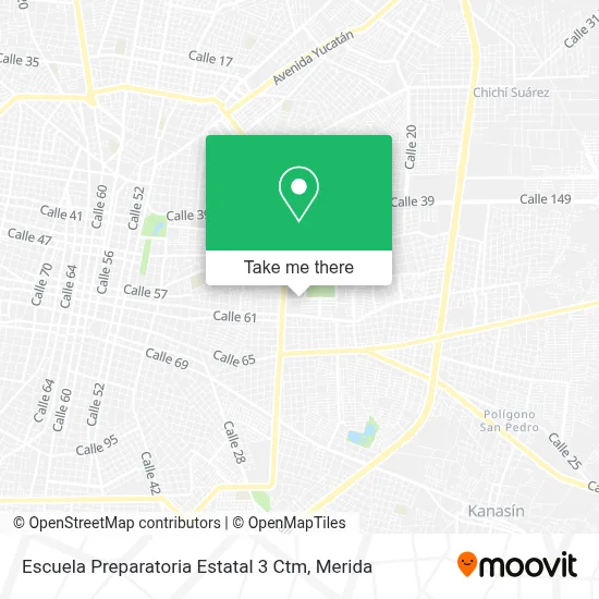 Escuela Preparatoria Estatal 3 Ctm map