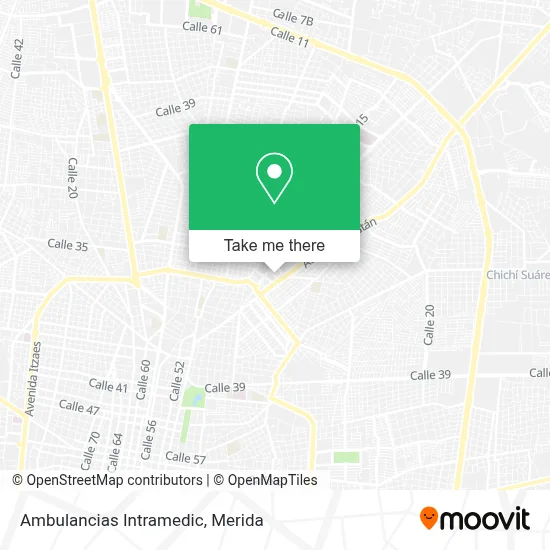 Ambulancias Intramedic map