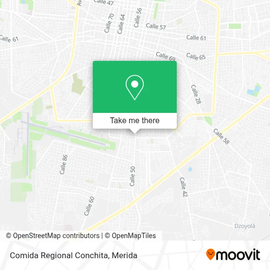 Comida Regional Conchita map
