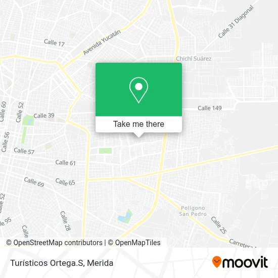 Turísticos Ortega.S map