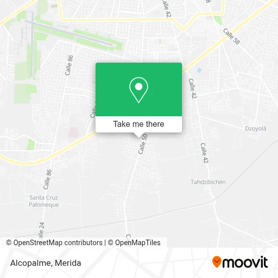 Alcopalme map