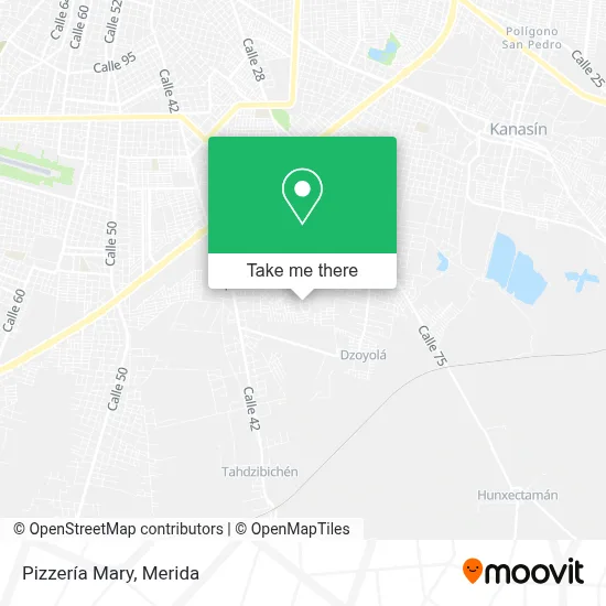 Pizzería Mary map