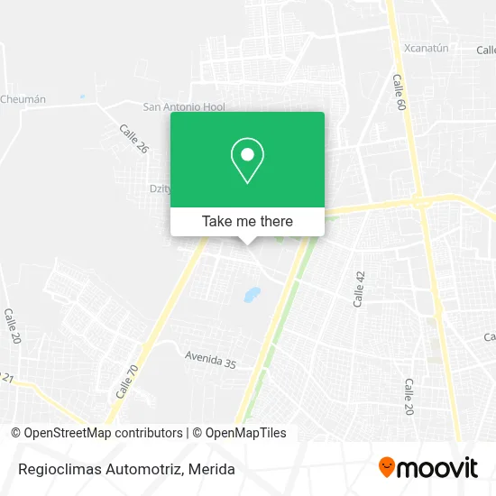 Regioclimas Automotriz map