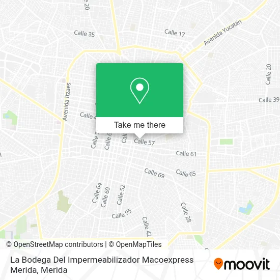 La Bodega Del Impermeabilizador Macoexpress Merida map