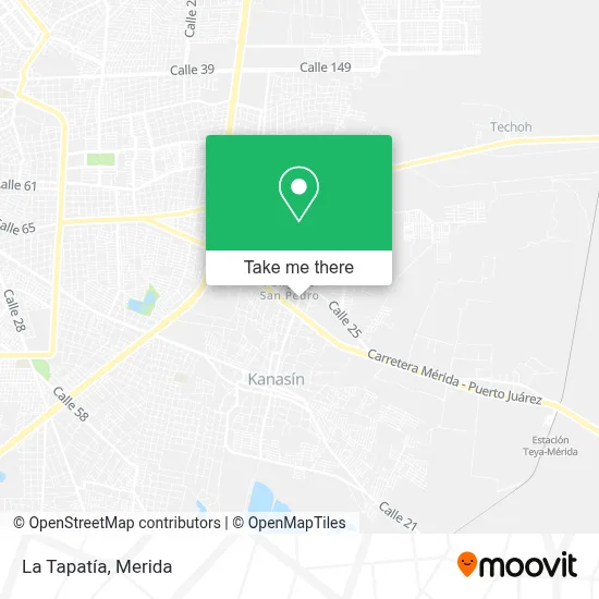La Tapatía map