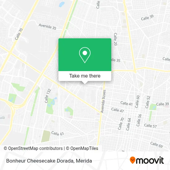 Bonheur Cheesecake Dorada map