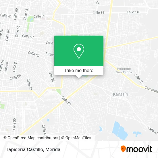 Tapicería Castillo map