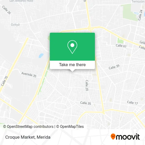 Croque Market map