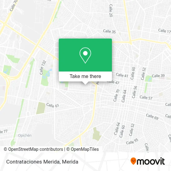 Contrataciones Merida map