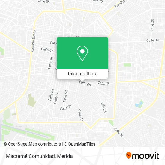 Macramé Comunidad map