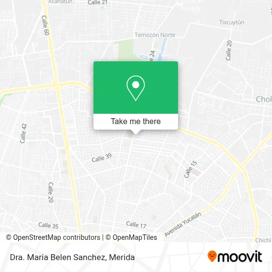 Dra. Maria Belen Sanchez map
