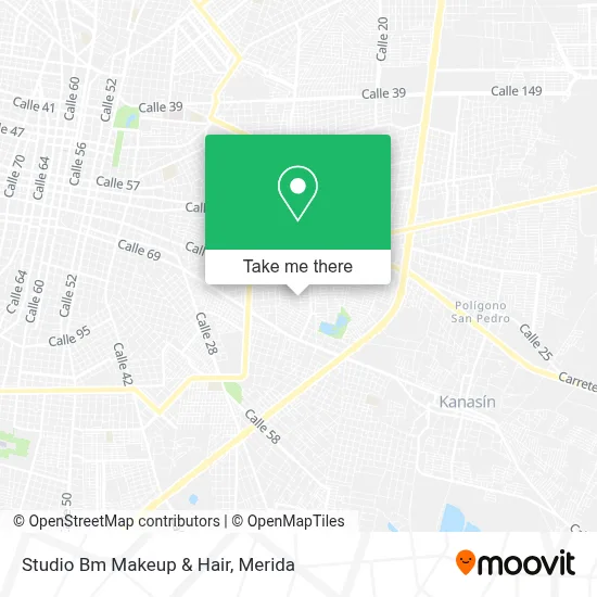 Studio Bm Makeup & Hair map