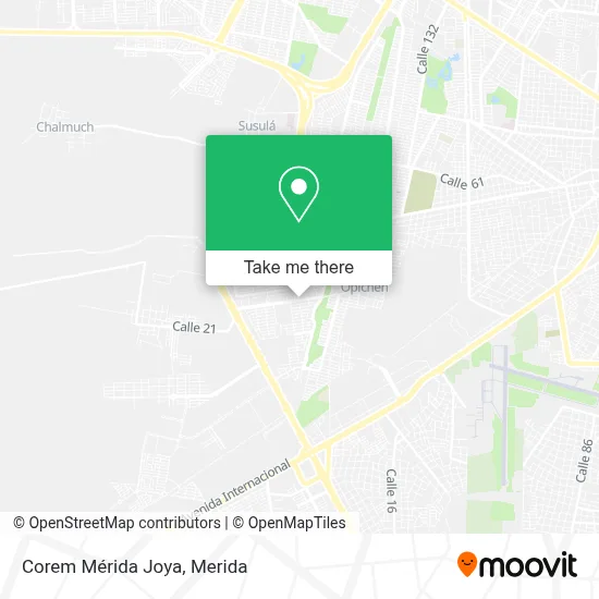 Corem Mérida Joya map