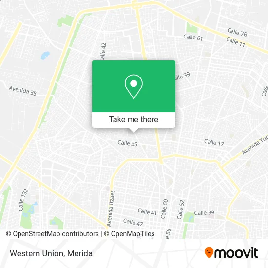 Western Union map