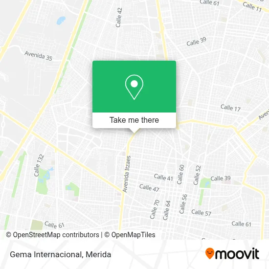 Gema Internacional map
