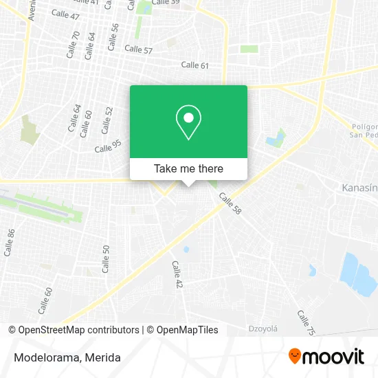 Modelorama map
