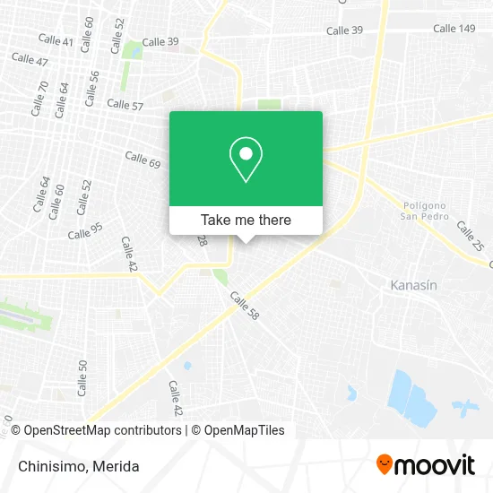 Chinisimo map