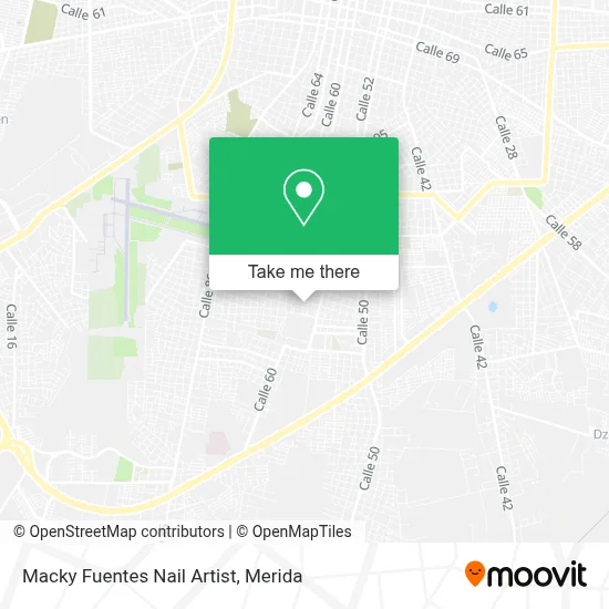 Macky Fuentes Nail Artist map