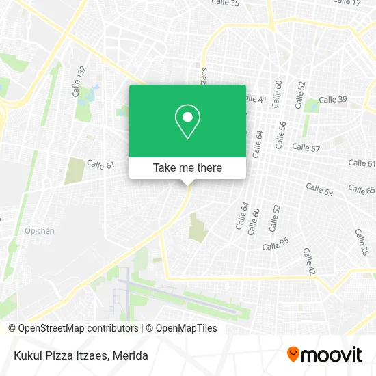 Kukul Pizza Itzaes map