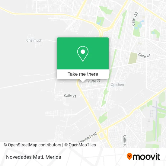 Novedades Mati map