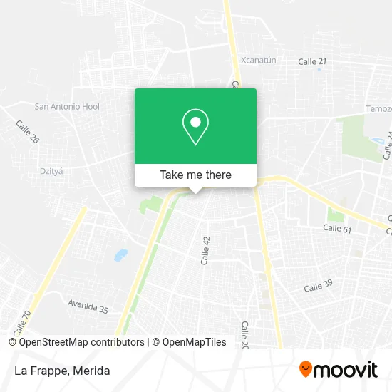 La Frappe map