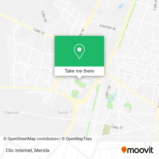 Clic Internet map