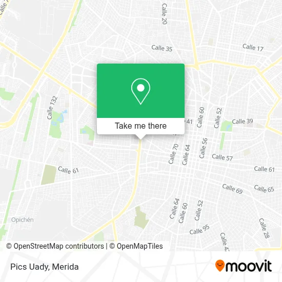 Pics Uady map